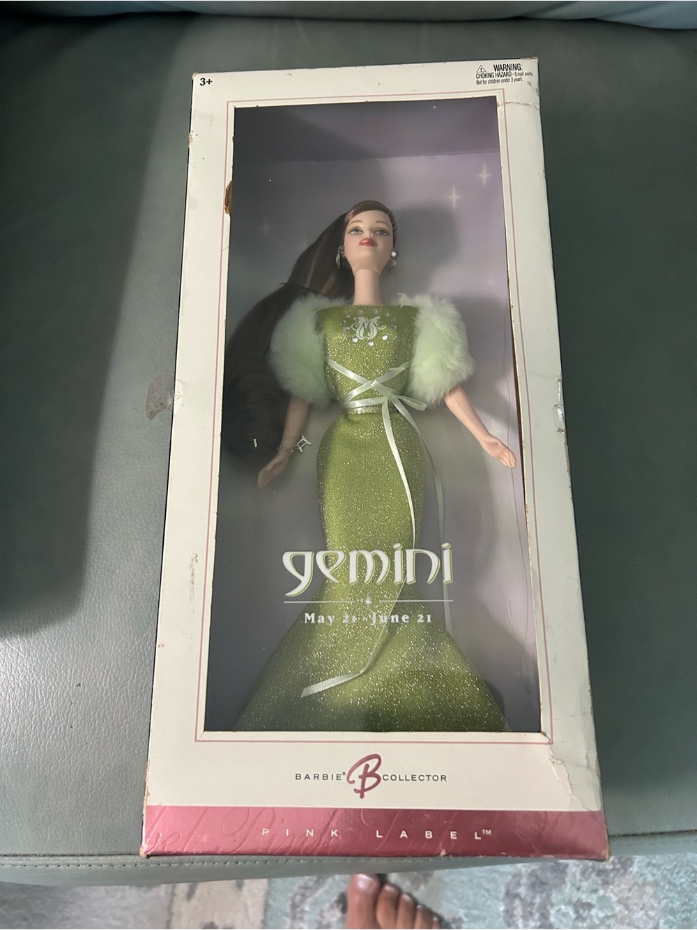Barbie in Sparkling Lime Green Evening Gown